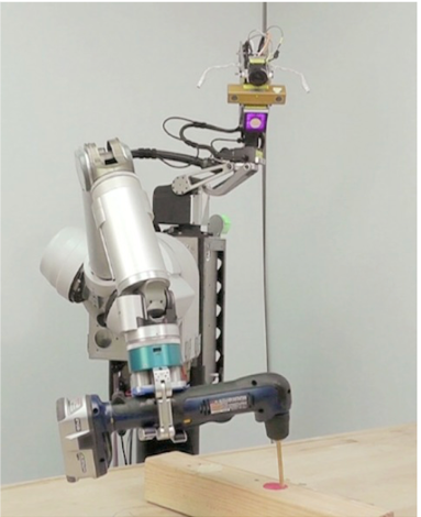 Robot drilling
